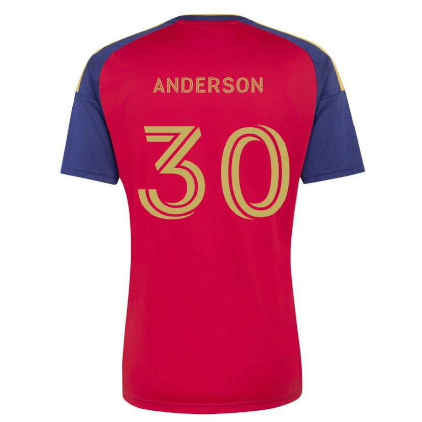 Danxen Women Owen Anderson #30 Royal Blue Brown Red Home Jersey 2026/27 T-Shirt