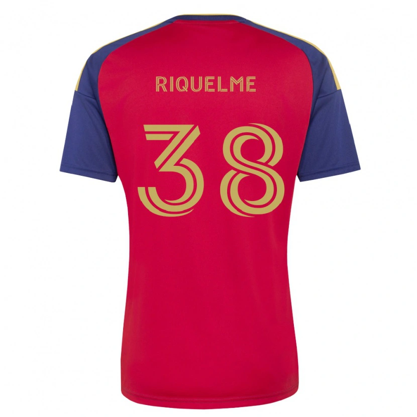 Danxen Women Antonio Riquelme #38 Royal Blue Brown Red Home Jersey 2026/27 T-Shirt