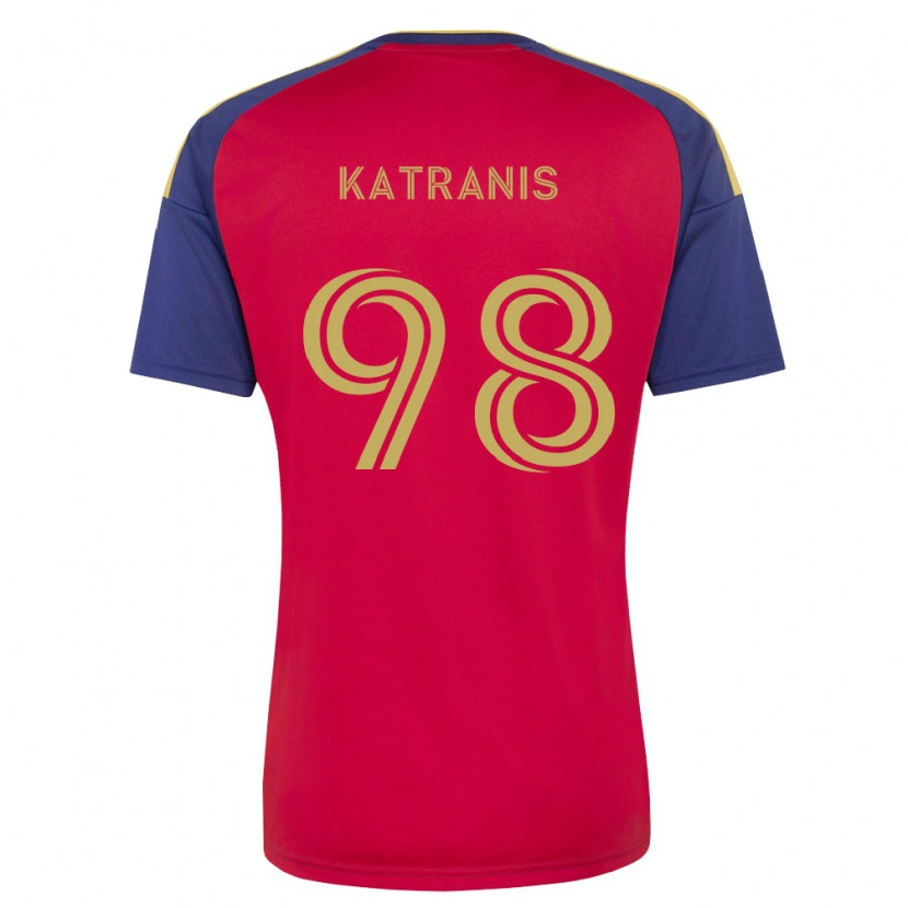 Danxen Women Alexandros Katranis #98 Royal Blue Brown Red Home Jersey 2026/27 T-Shirt