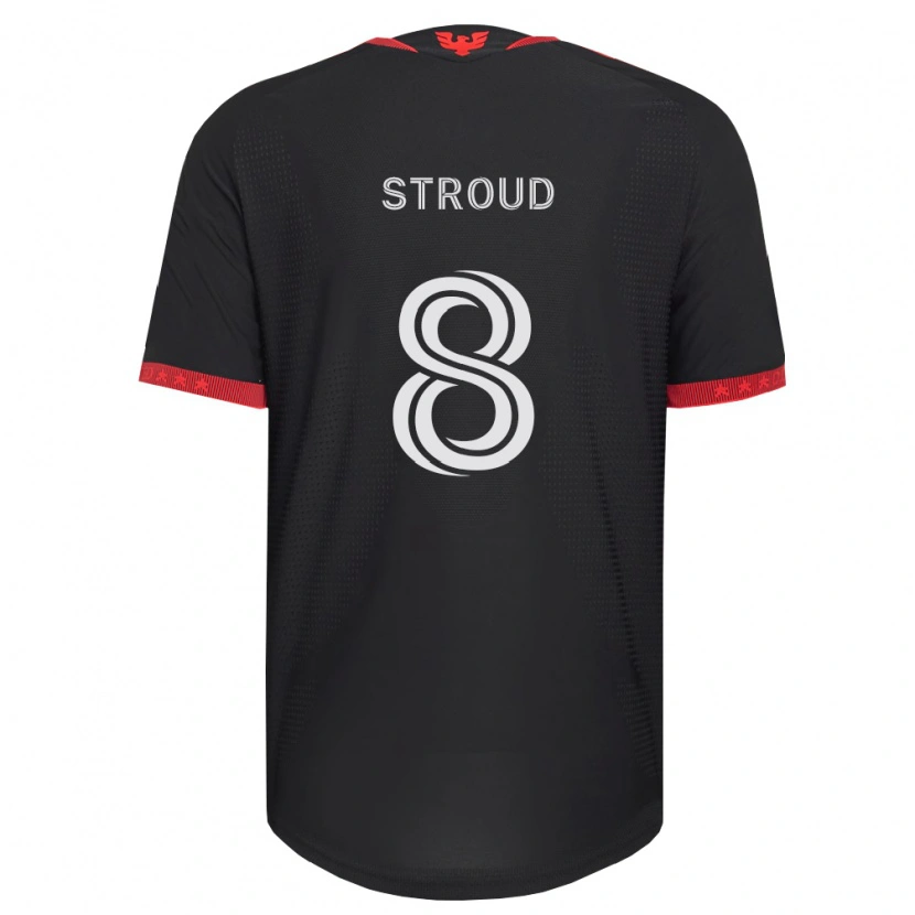 Danxen Women Jared Stroud #8 Black White Red Home Jersey 2026/27 T-Shirt