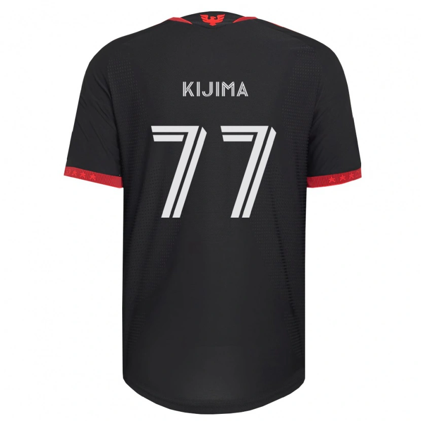 Danxen Women Hosei Kijima #77 Black White Red Home Jersey 2026/27 T-Shirt