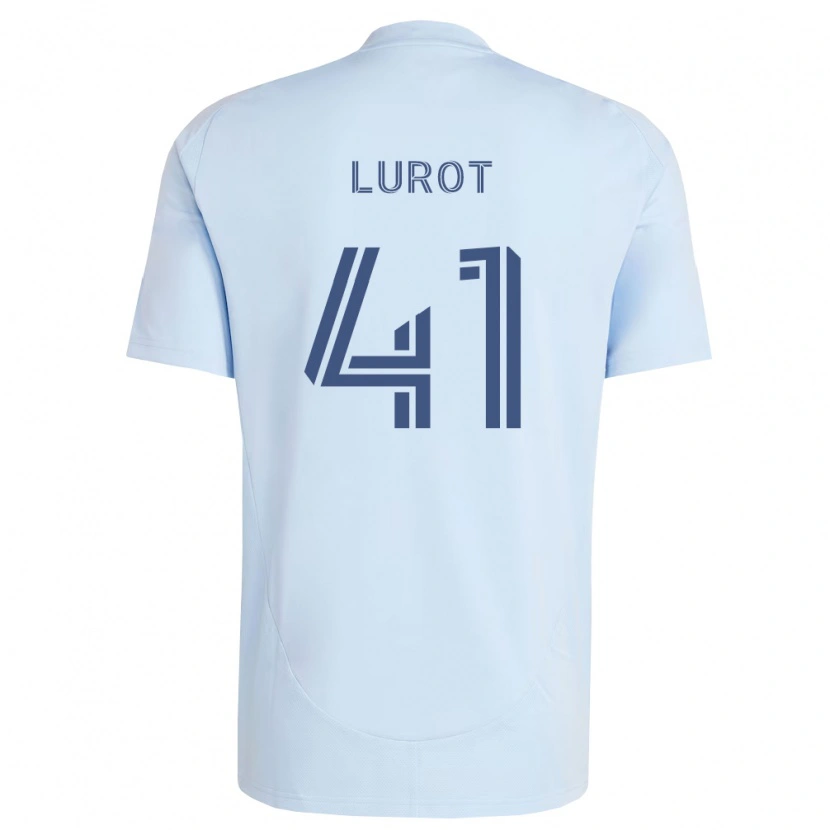 Danxen Women Pierre Lurot #41 Light Blue Light Grey Home Jersey 2026/27 T-Shirt