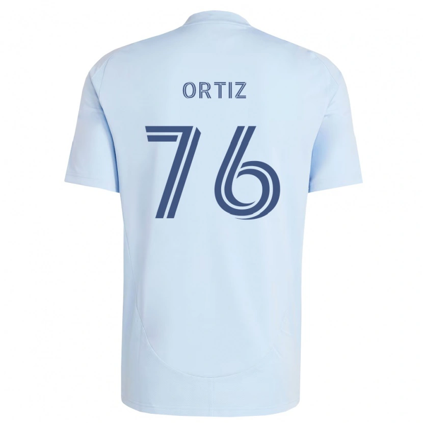 Danxen Women Johann Ortiz #76 Light Blue Light Grey Home Jersey 2026/27 T-Shirt