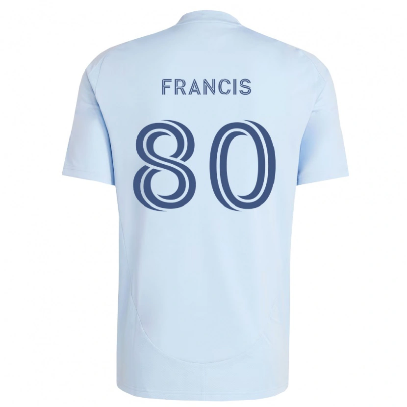 Danxen Women Makhi Francis #80 Light Blue Light Grey Home Jersey 2026/27 T-Shirt