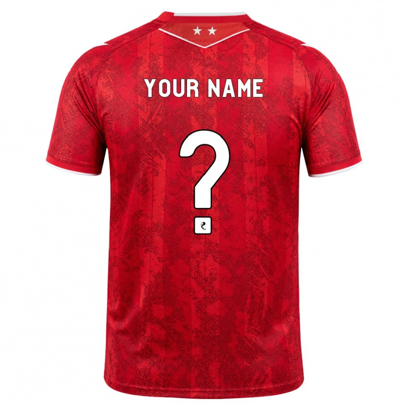 Danxen Women Your Name #0 Red White Home Jersey 2026/27 T-Shirt