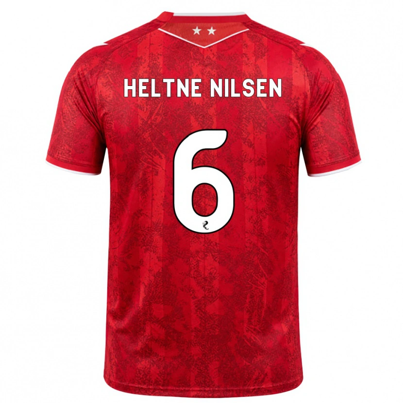 Danxen Women Sivert Heltne Nilsen #6 Red White Home Jersey 2026/27 T-Shirt