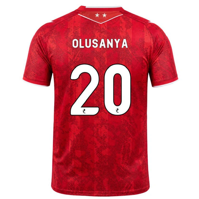 Danxen Women Toyosi Olusanya #20 Red White Home Jersey 2026/27 T-Shirt