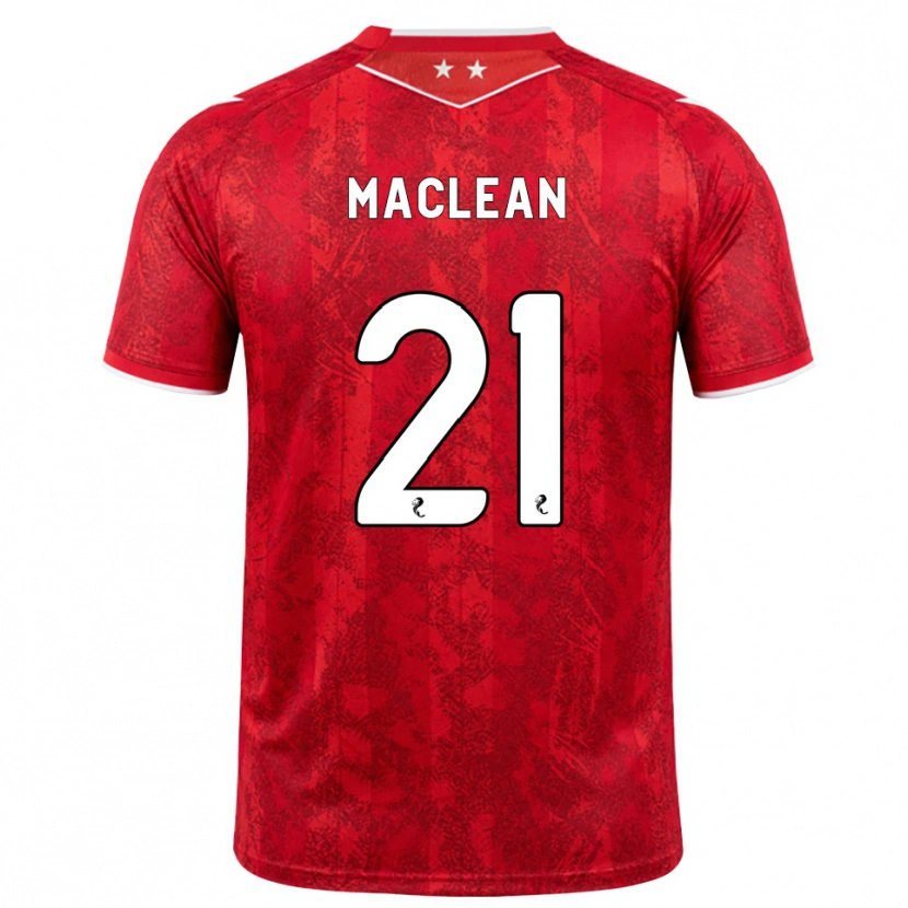 Danxen Women Miriam Maclean #21 Red White Home Jersey 2026/27 T-Shirt
