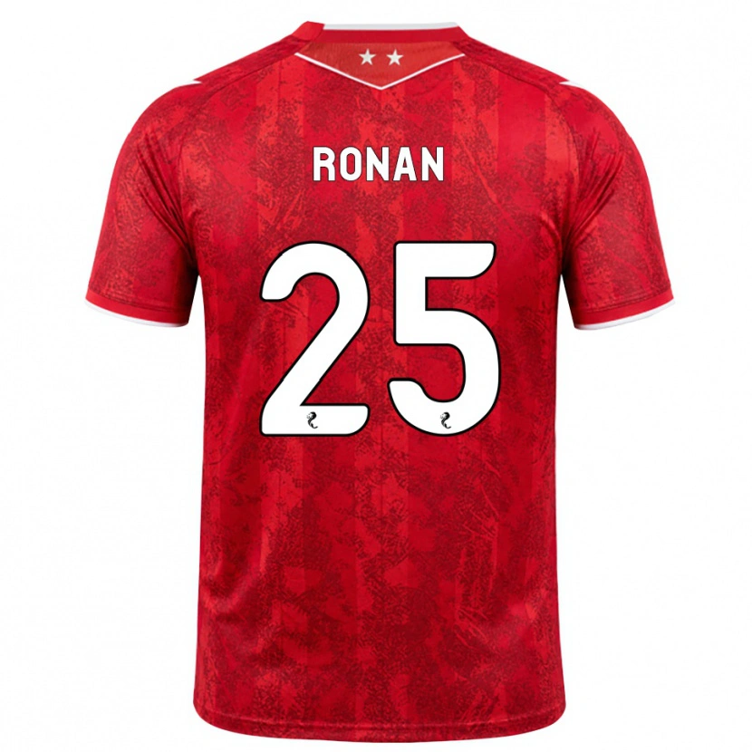 Danxen Women Connor Ronan #25 Red White Home Jersey 2026/27 T-Shirt