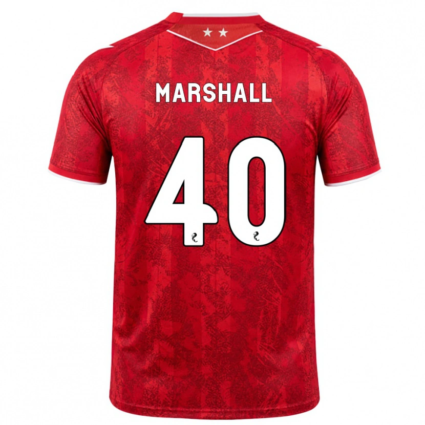Danxen Women Findlay Marshall #40 Red White Home Jersey 2026/27 T-Shirt