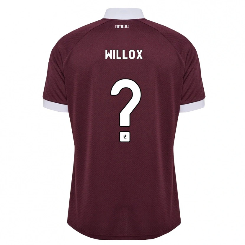 Danxen Women Harry Willox #0 Burgundy White Home Jersey 2026/27 T-Shirt