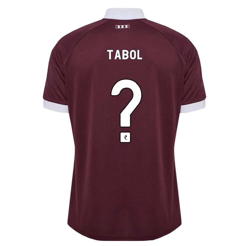 Danxen Women Alan Tabol #0 Burgundy White Home Jersey 2026/27 T-Shirt
