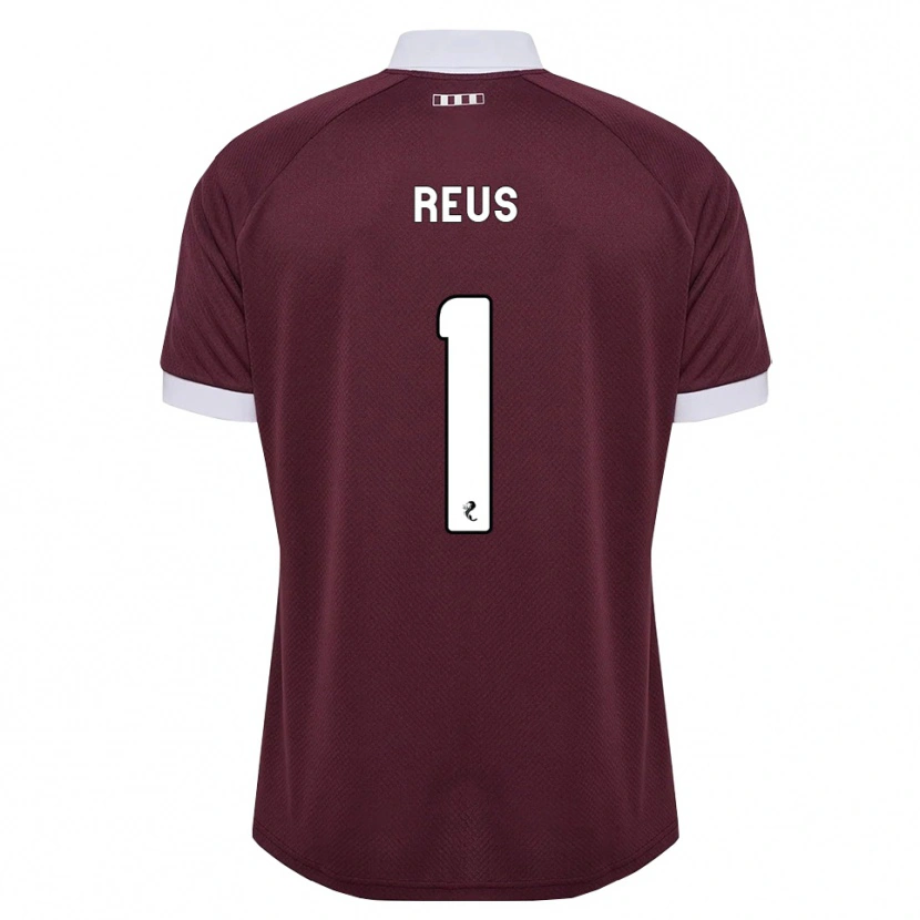Danxen Women Beau Reus #1 Burgundy White Home Jersey 2026/27 T-Shirt