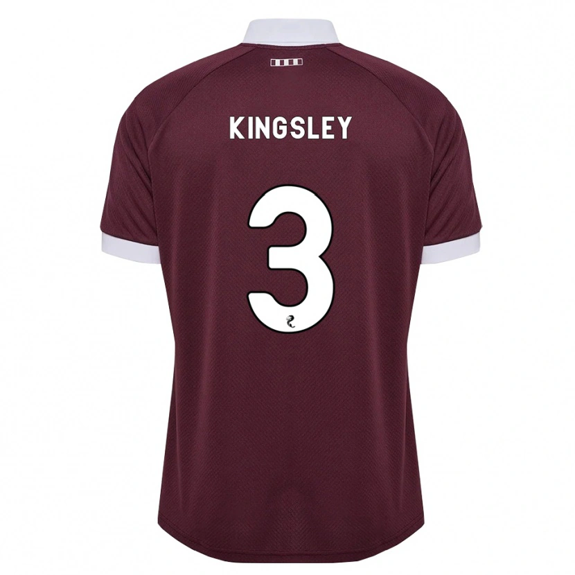 Danxen Women Stephen Kingsley #3 Burgundy White Home Jersey 2026/27 T-Shirt