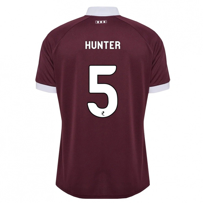 Danxen Women Georgia Hunter #5 Burgundy White Home Jersey 2026/27 T-Shirt