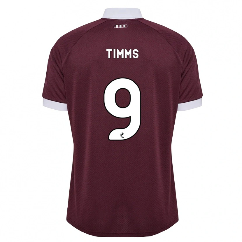 Danxen Women Georgia Timms #9 Burgundy White Home Jersey 2026/27 T-Shirt