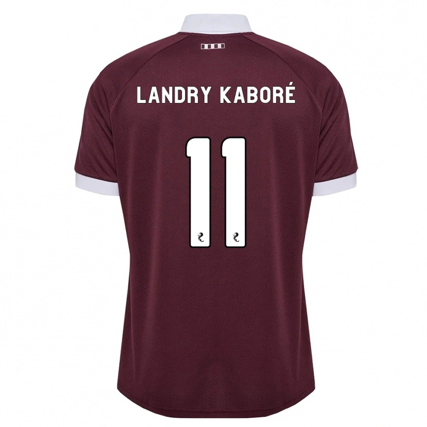 Danxen Women Pierre Landry Kaboré #11 Burgundy White Home Jersey 2026/27 T-Shirt