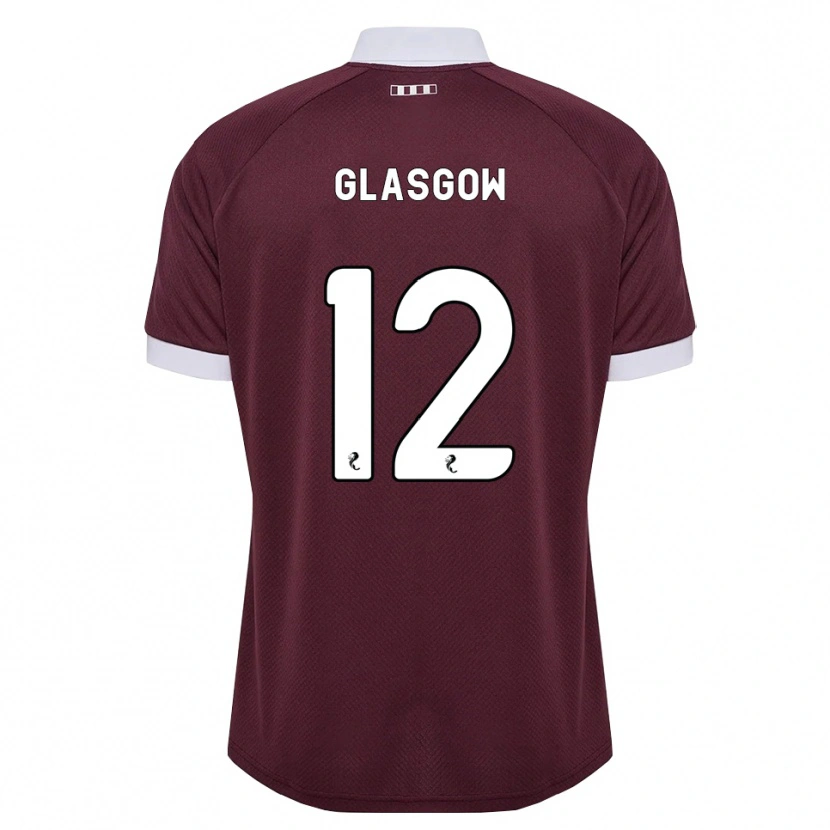 Danxen Women Euan Glasgow #12 Burgundy White Home Jersey 2026/27 T-Shirt