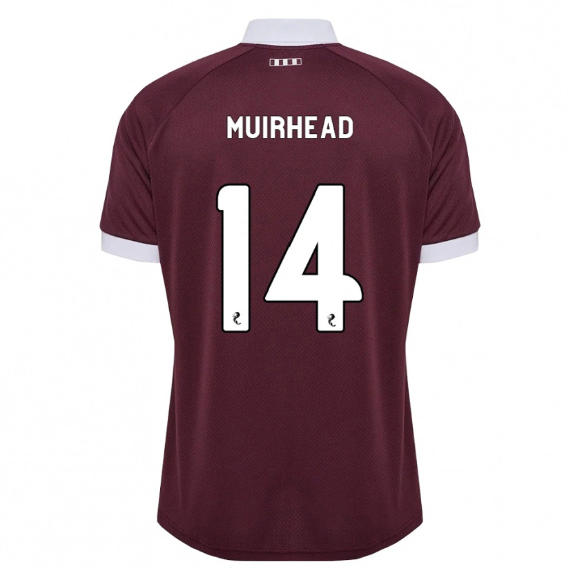Danxen Women Owen Muirhead #14 Burgundy White Home Jersey 2026/27 T-Shirt