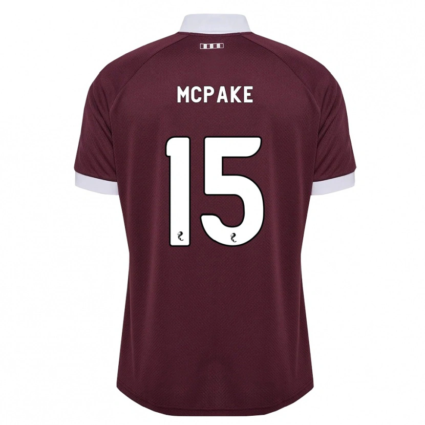 Danxen Women Josh Mcpake #15 Burgundy White Home Jersey 2026/27 T-Shirt