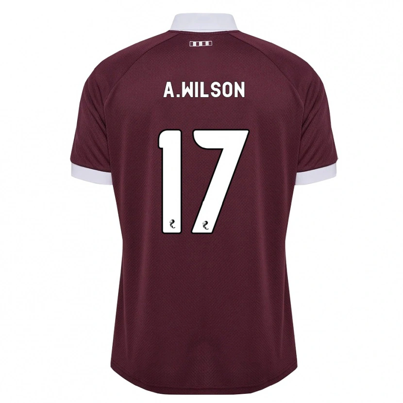 Danxen Women Alfie Wilson #17 Burgundy White Home Jersey 2026/27 T-Shirt