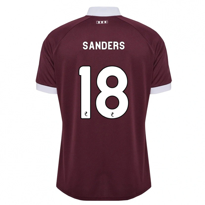 Danxen Women Charlie Sanders #18 Burgundy White Home Jersey 2026/27 T-Shirt