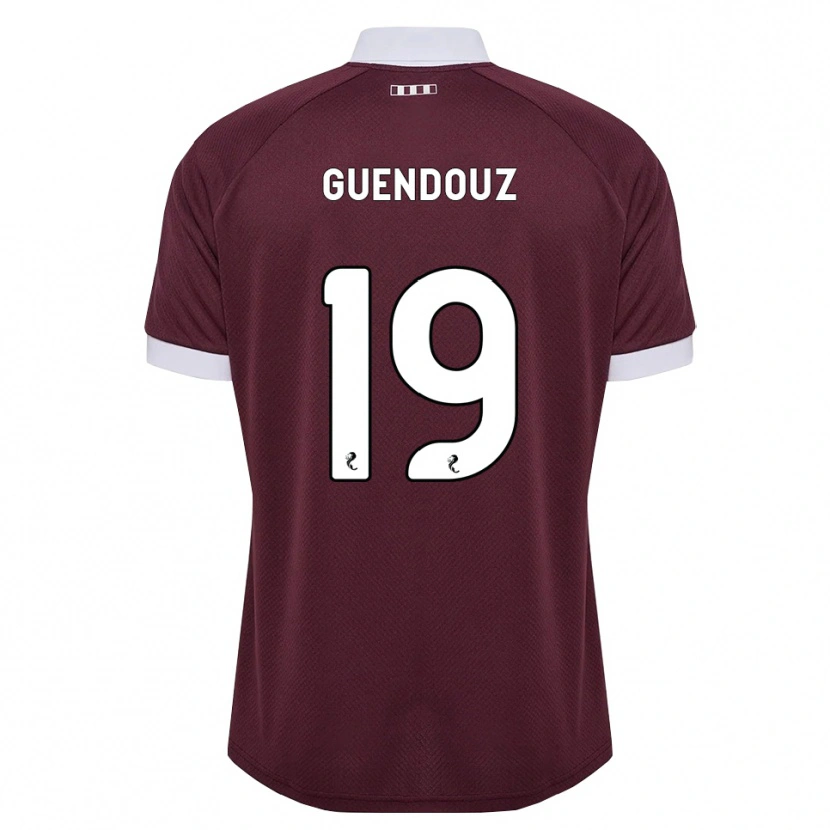 Danxen Women Sabri Guendouz #19 Burgundy White Home Jersey 2026/27 T-Shirt