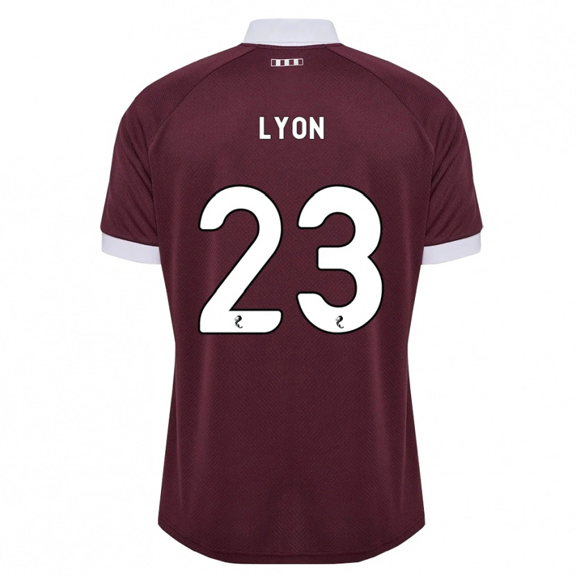 Danxen Women Jack Lyon #23 Burgundy White Home Jersey 2026/27 T-Shirt