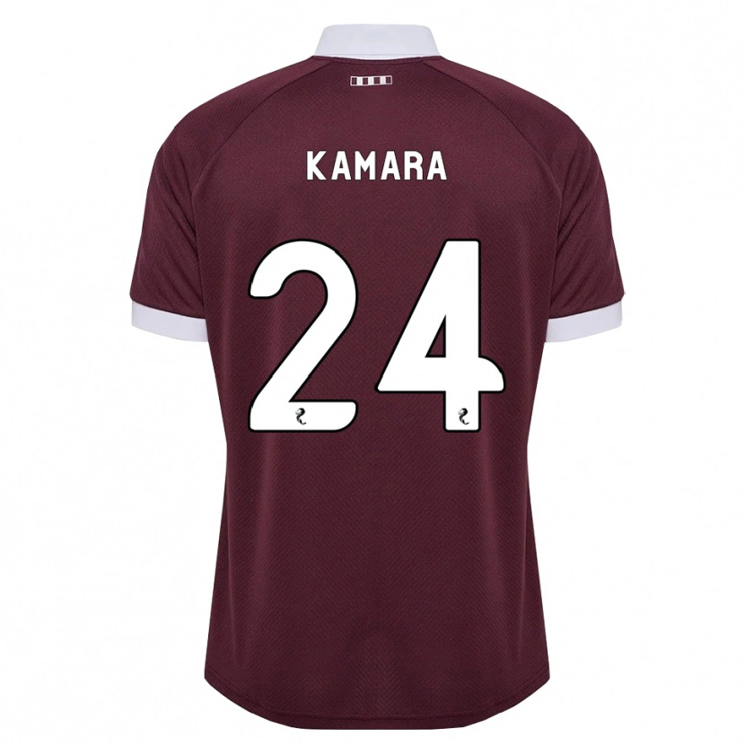 Danxen Women Mj Kamson-Kamara #24 Burgundy White Home Jersey 2026/27 T-Shirt