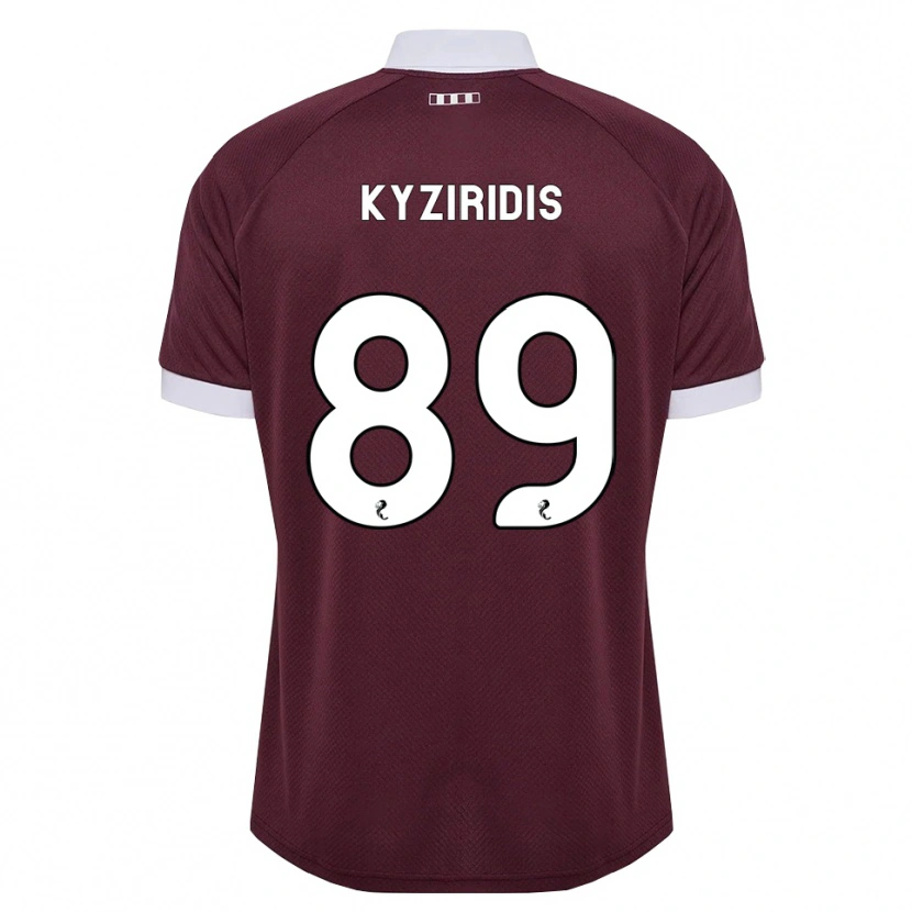 Danxen Women Alexandros Kyziridis #89 Burgundy White Home Jersey 2026/27 T-Shirt