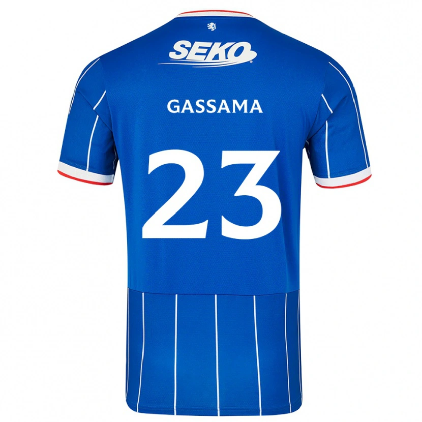 Danxen Women Djeidi Gassama #23 Red Blue White Home Jersey 2026/27 T-Shirt