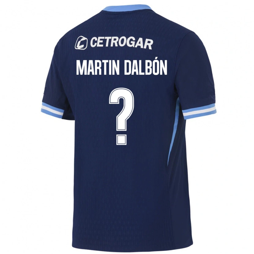 Danxen Women Juan Martin Dalbón #0 Royal Blue Light Blue White Away Jersey 2026/27 T-Shirt