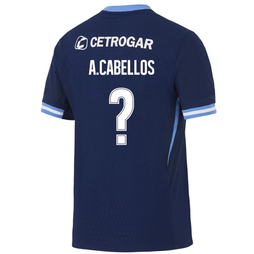Danxen Women Axel Cabellos #0 Royal Blue Light Blue White Away Jersey 2026/27 T-Shirt
