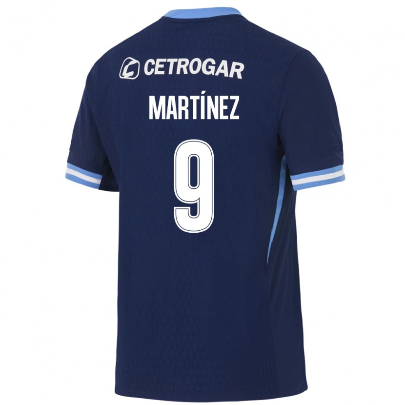 Danxen Women Adrián Martínez #9 Royal Blue Light Blue White Away Jersey 2026/27 T-Shirt