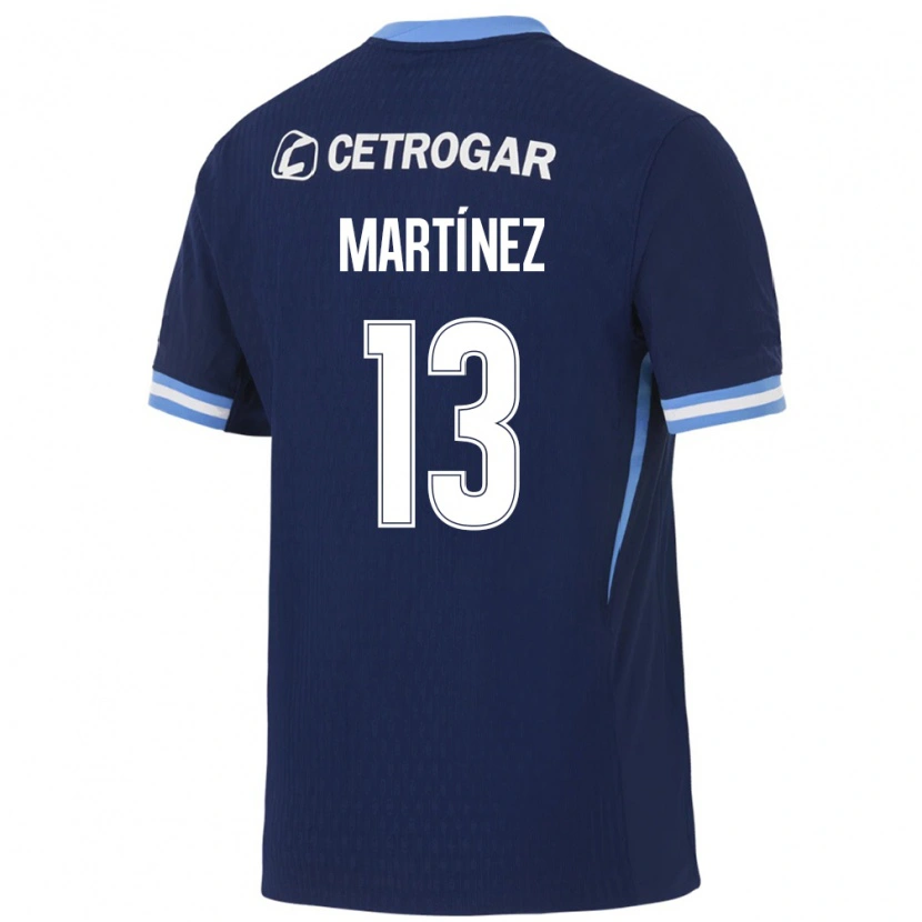 Danxen Women Mateo Martínez #13 Royal Blue Light Blue White Away Jersey 2026/27 T-Shirt