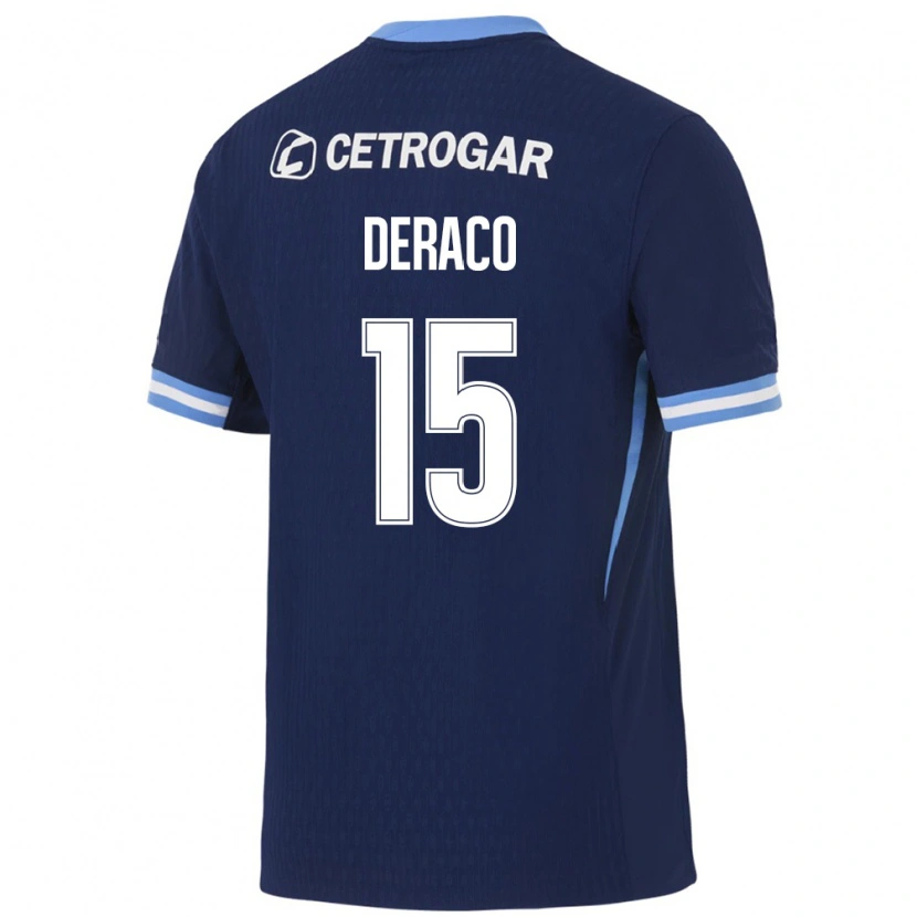 Danxen Women Dante Deraco #15 Royal Blue Light Blue White Away Jersey 2026/27 T-Shirt