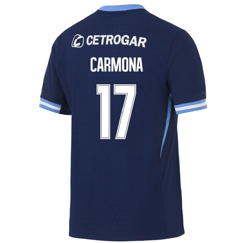Danxen Women Mateo Carmona #17 Royal Blue Light Blue White Away Jersey 2026/27 T-Shirt