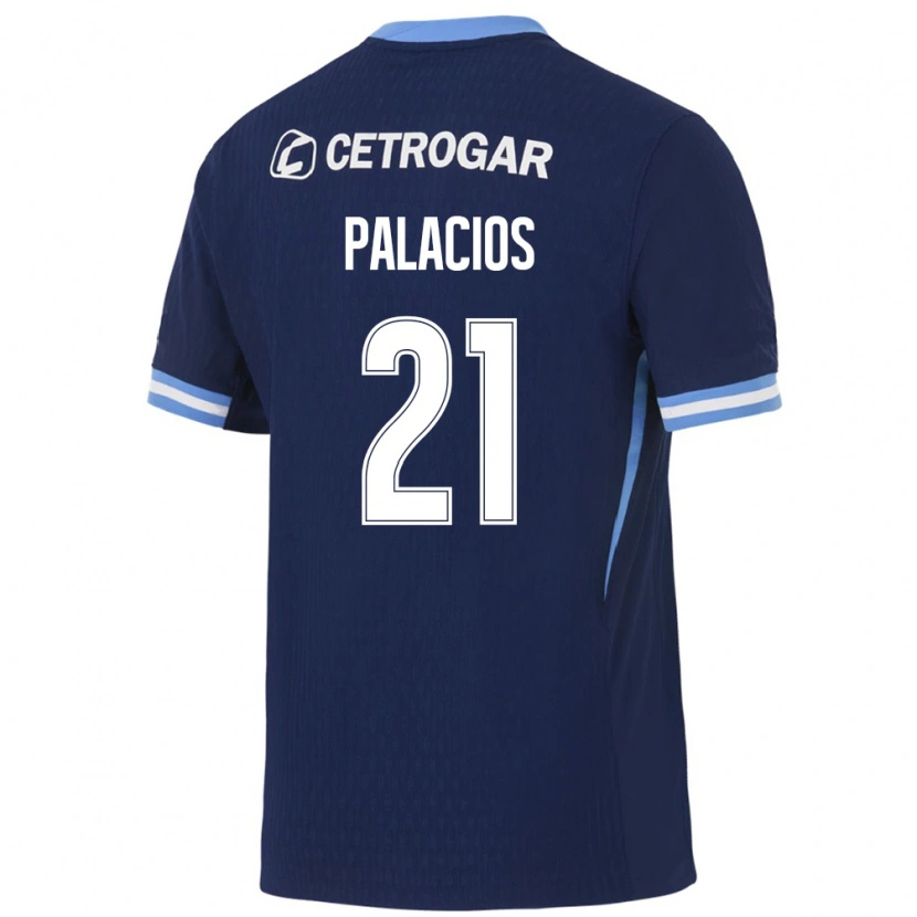 Danxen Women Sofía Palacios #21 Royal Blue Light Blue White Away Jersey 2026/27 T-Shirt