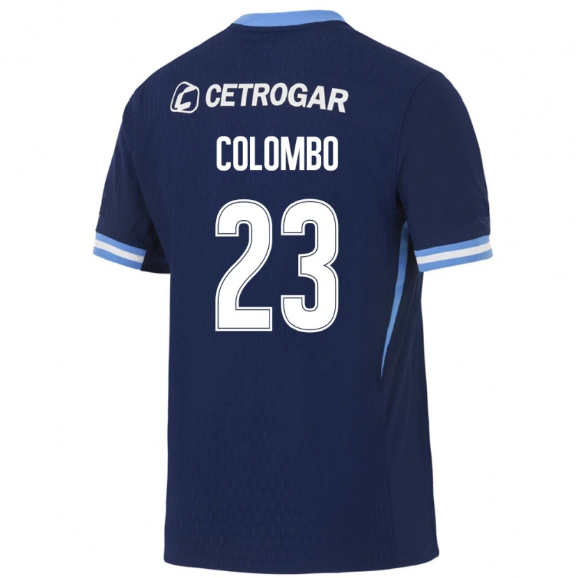 Danxen Women Nazareno Colombo #23 Royal Blue Light Blue White Away Jersey 2026/27 T-Shirt