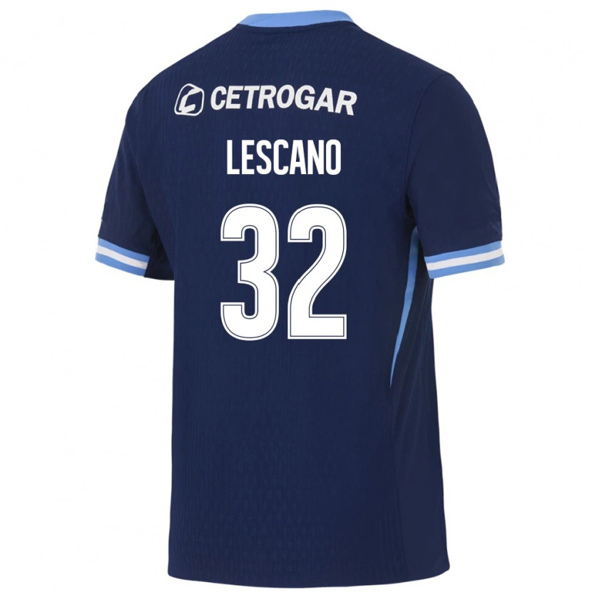 Danxen Women Macarena Lescano #32 Royal Blue Light Blue White Away Jersey 2026/27 T-Shirt