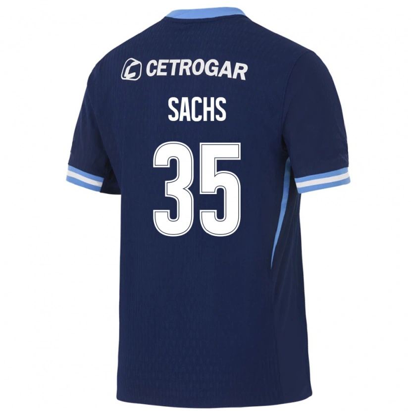 Danxen Women Adriana Sachs #35 Royal Blue Light Blue White Away Jersey 2026/27 T-Shirt