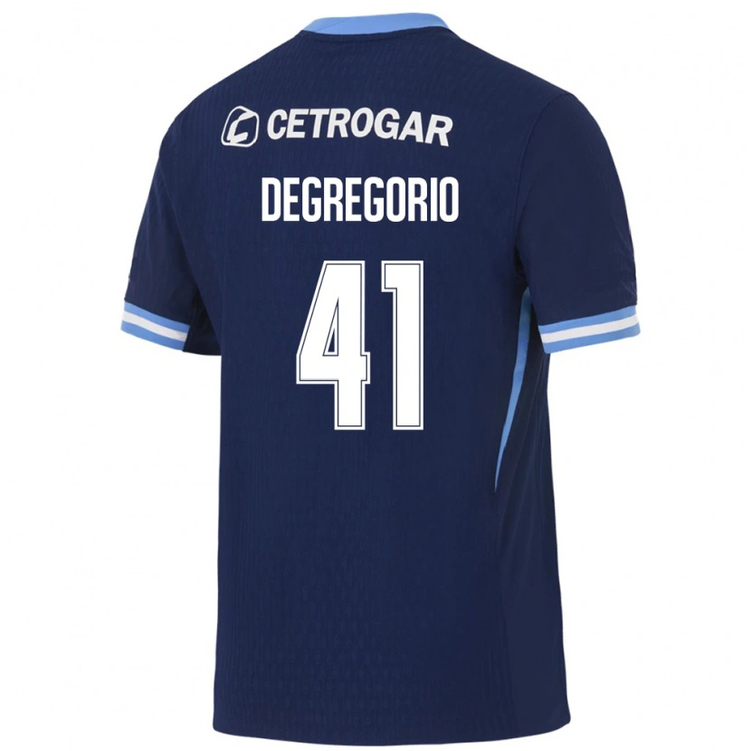 Danxen Women Ramiro Degregorio #41 Royal Blue Light Blue White Away Jersey 2026/27 T-Shirt