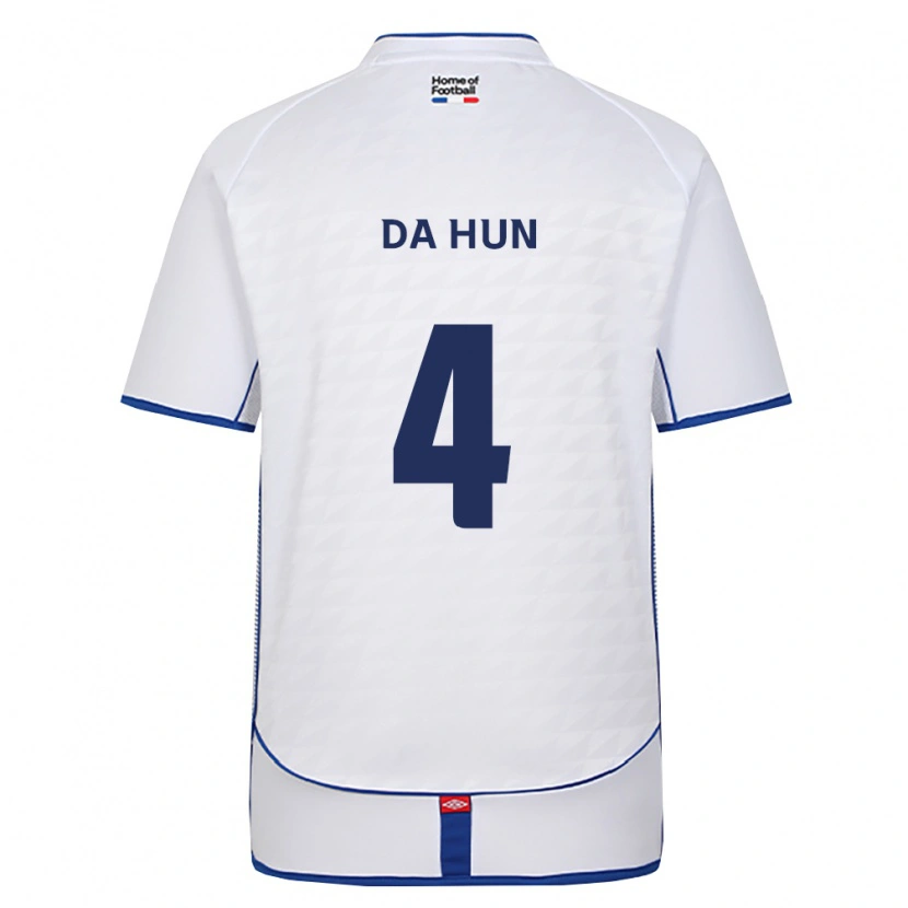 Danxen Women Da-Hun Choi #4 Black White Red Away Jersey 2026/27 T-Shirt