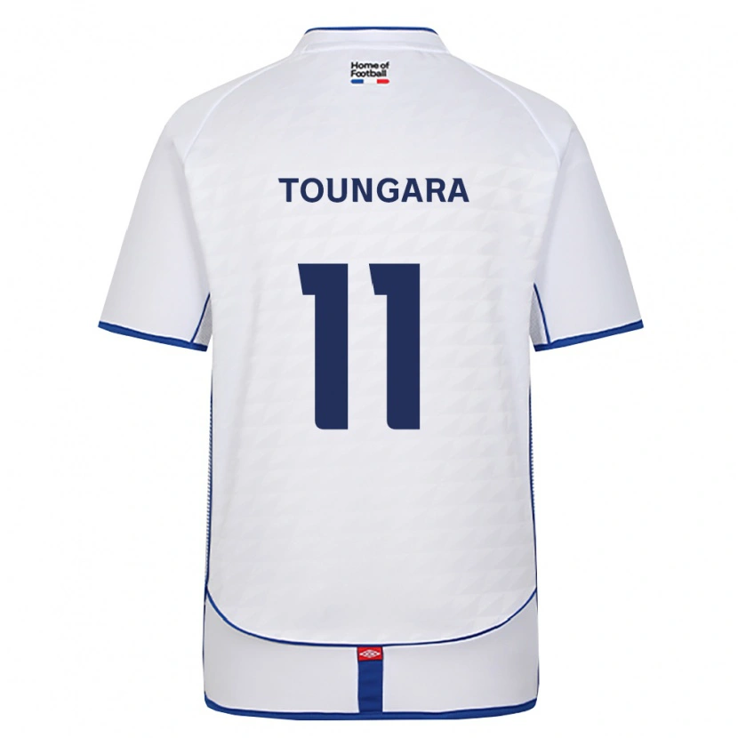 Danxen Women Aboubacar Toungara #11 Black White Red Away Jersey 2026/27 T-Shirt