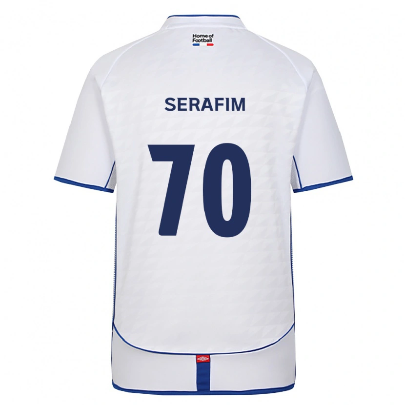 Danxen Women Matheus Serafim #70 Black White Red Away Jersey 2026/27 T-Shirt