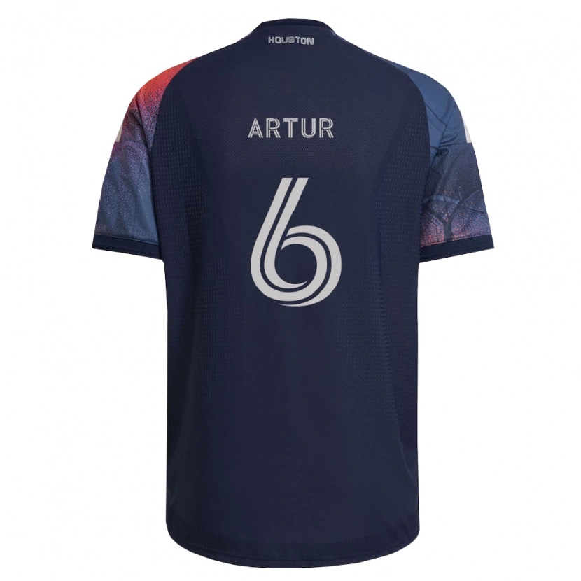 Danxen Women José Artur De Lima Júnior #6 Deep Blue White Orange Away Jersey 2026/27 T-Shirt