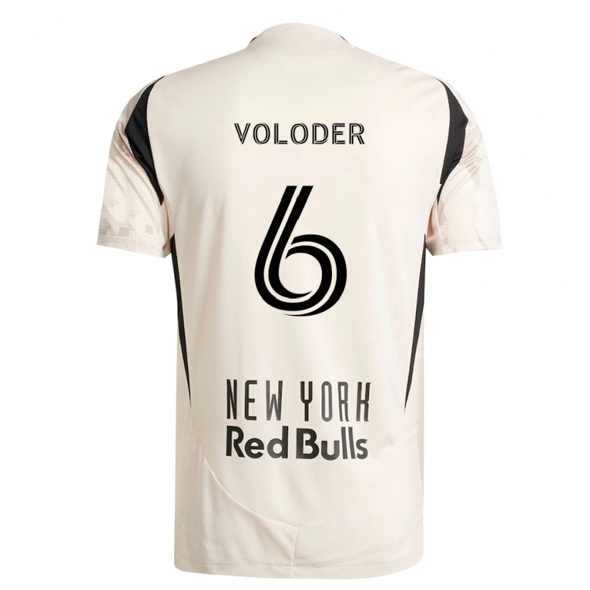 Danxen Women Robert Voloder #6 Off-White Red Black Away Jersey 2026/27 T-Shirt