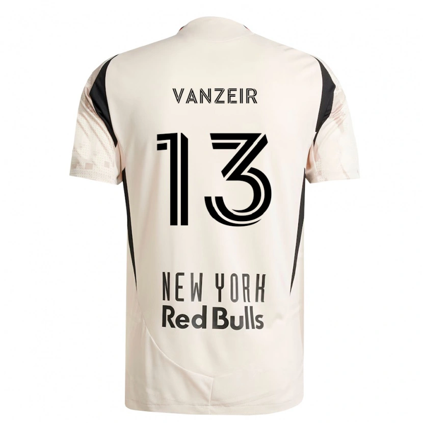 Danxen Women Dante Vanzeir #13 Off-White Red Black Away Jersey 2026/27 T-Shirt