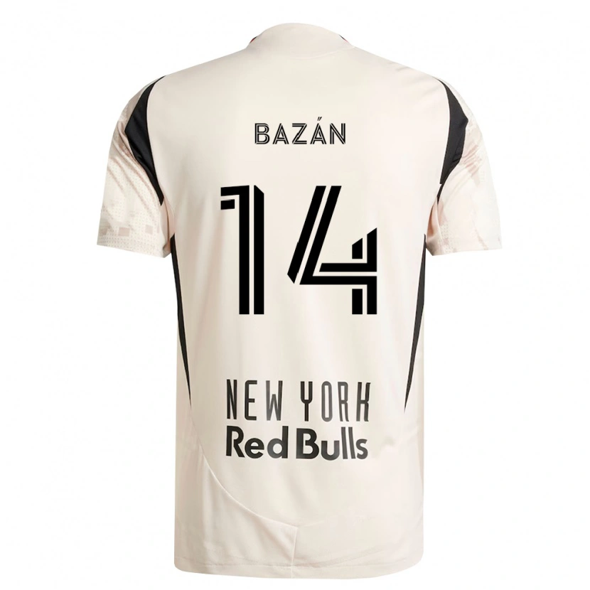 Danxen Women Julián Bazán #14 Off-White Red Black Away Jersey 2026/27 T-Shirt