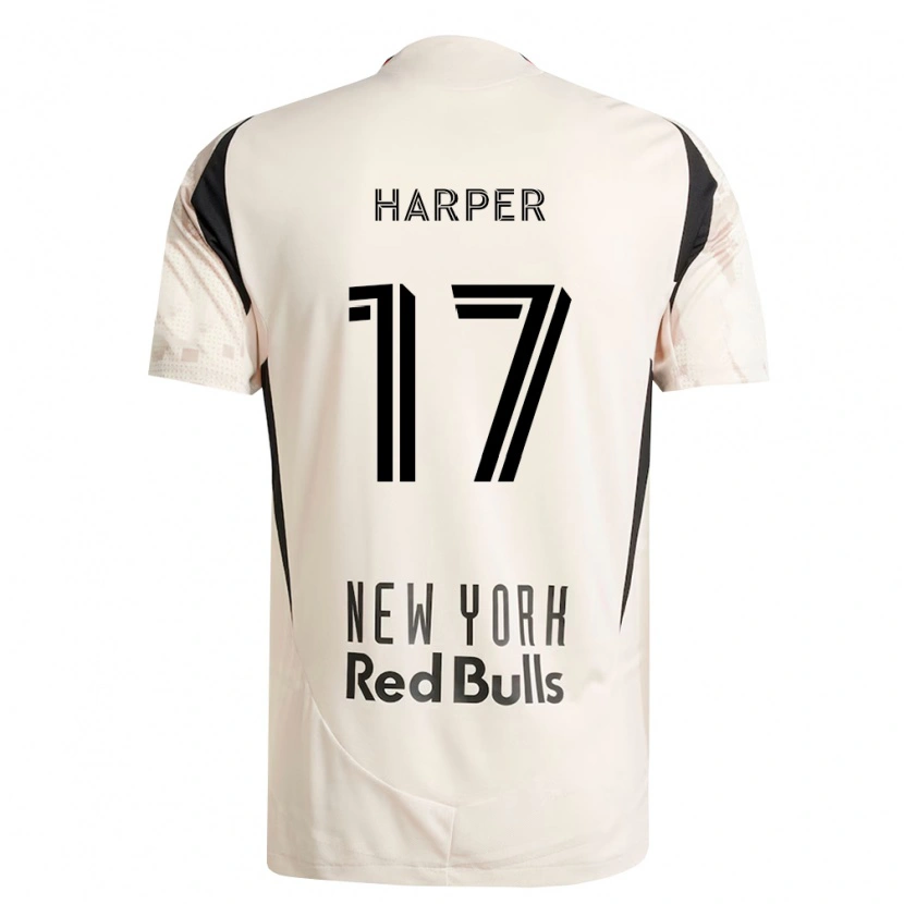 Danxen Women Cameron Harper #17 Off-White Red Black Away Jersey 2026/27 T-Shirt